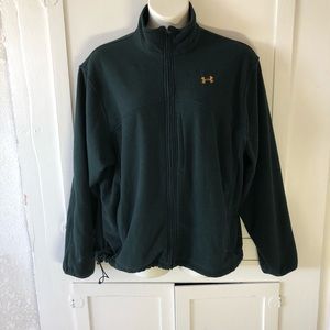 UNDER ARMOUR SWEATER size XL Dark Green w Gold New